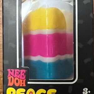 NeeDoh PEACE O' CAKE Squishy Toy 2026 NEE DOH Rainbow Cake Stress Ball